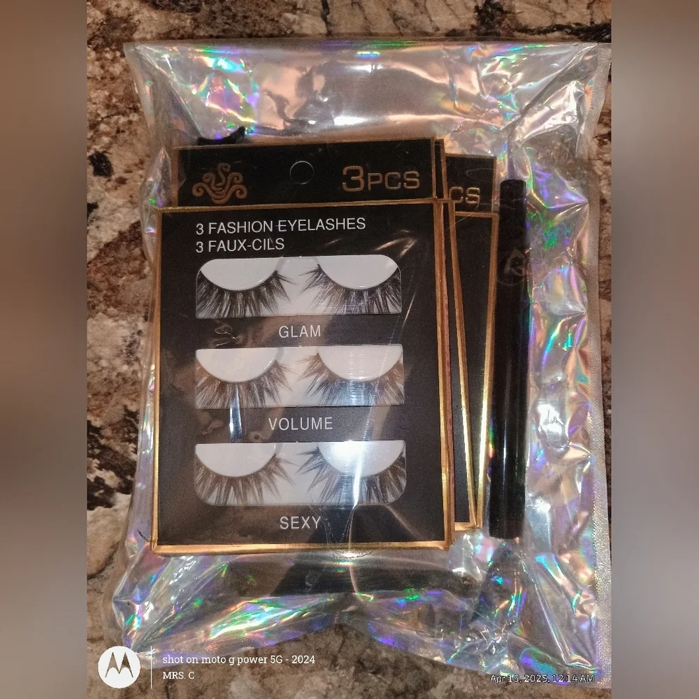 3PCS Fashion Eyelashes Set - Glam, Volume, Sexy Three Sets Of Three